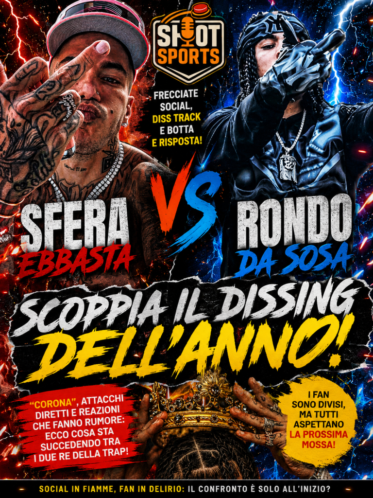 RONDO DA SOSA VS SFERA EBBASTA : SCOPPIA IL DISSING DELL’ANNO !